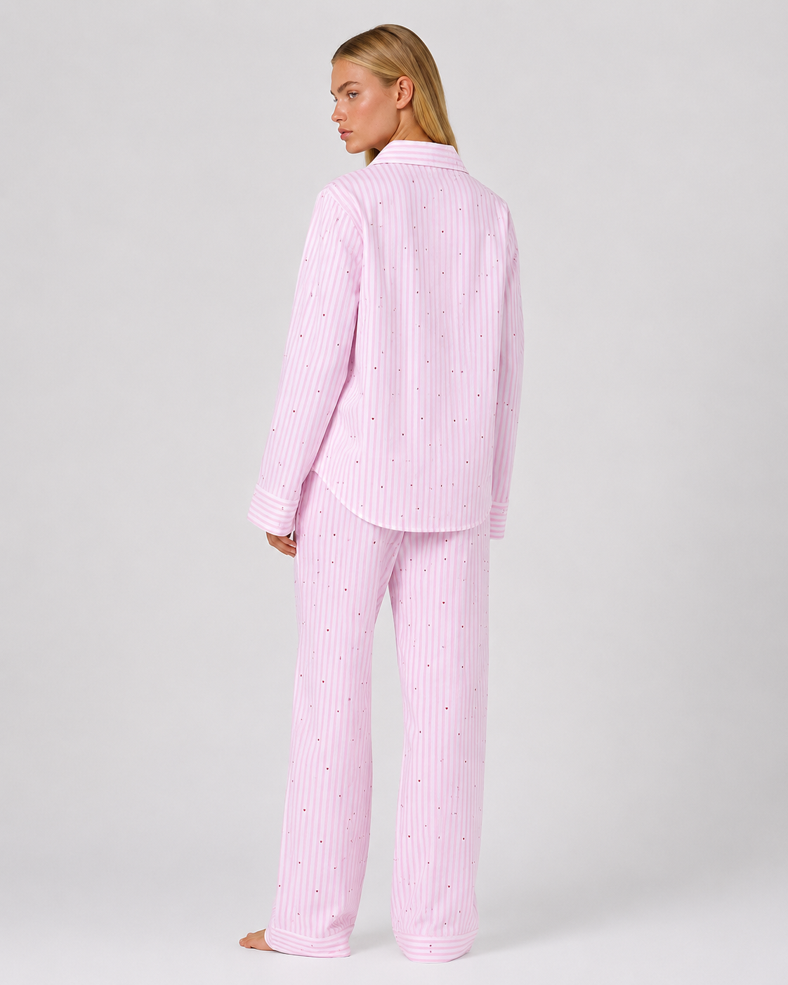 Conjunto de Pijama a Rayas Sweetheart
