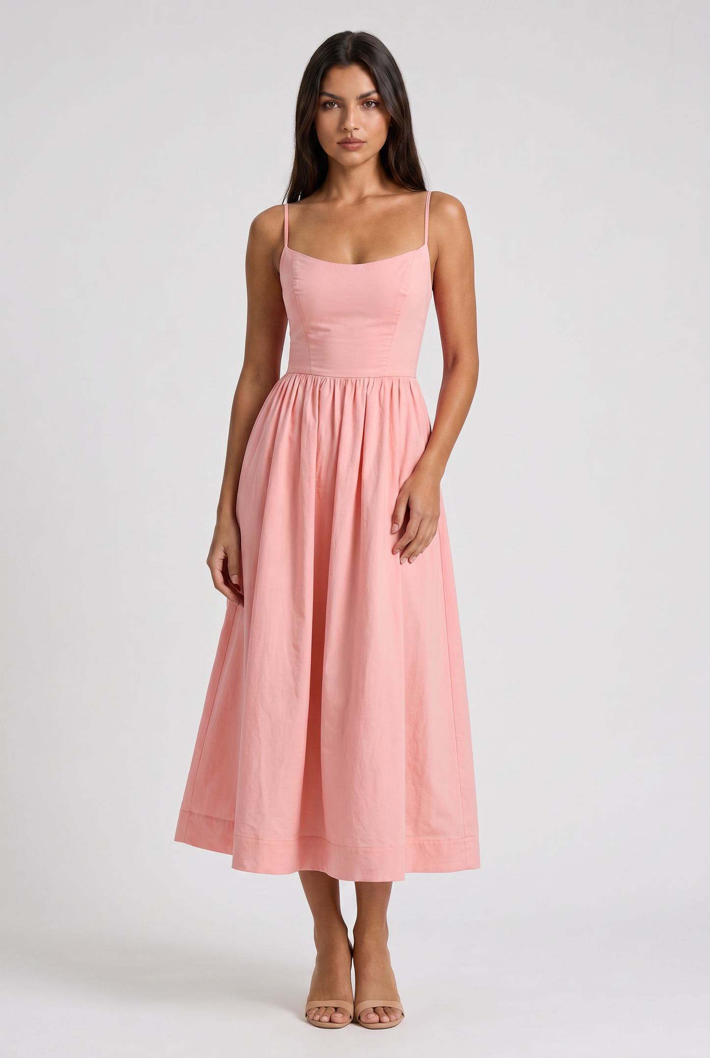 Keana - Vestido Midi con Tirantes Ajustables