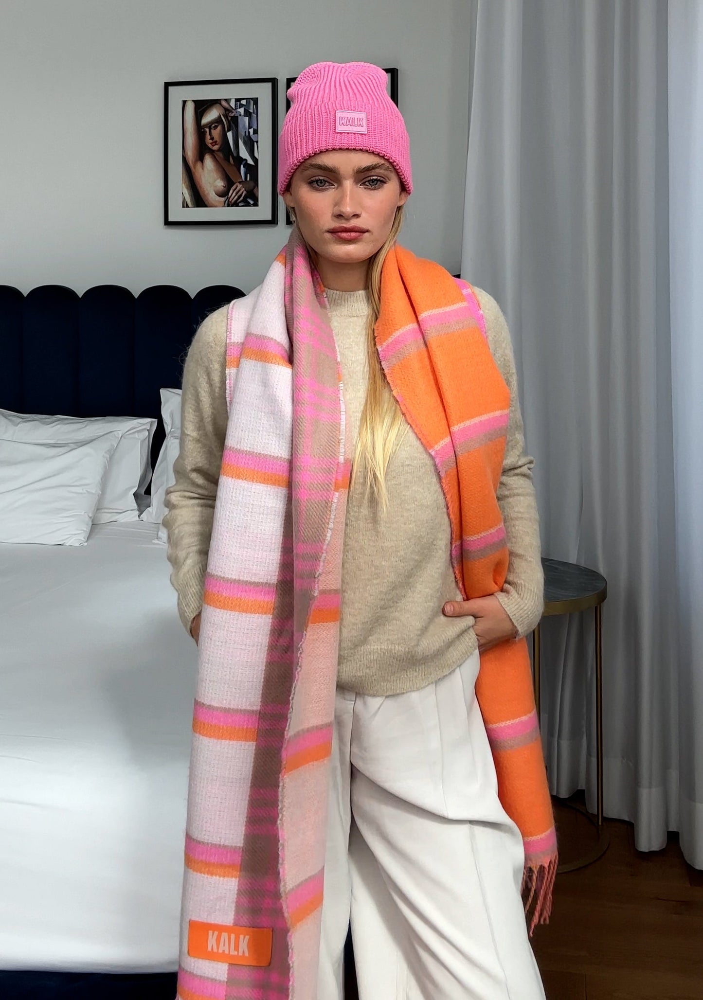 Scarf Mirage Orange Kalk