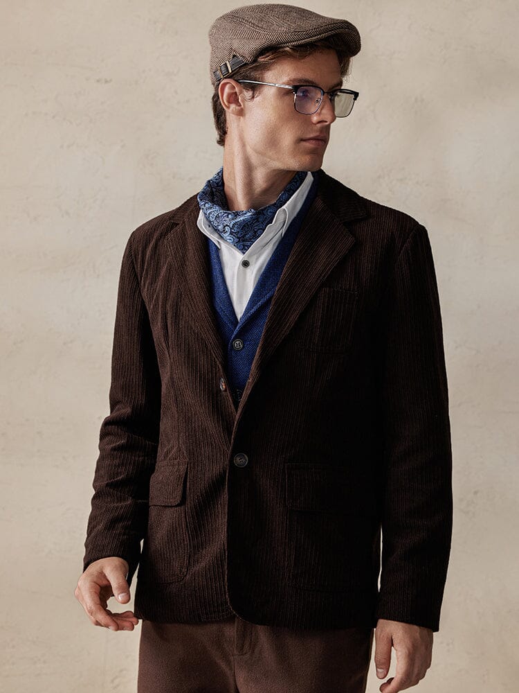Chaqueta Tipo Blazer de Pana Elegante