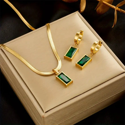 Iselotte Verdain Joyería Set | Oro