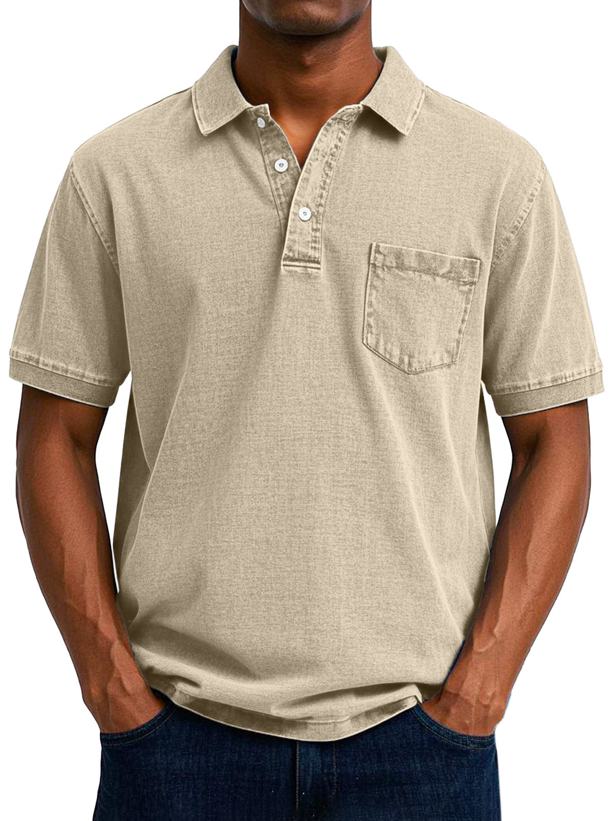 Varel | Polo casual vintage da uomo