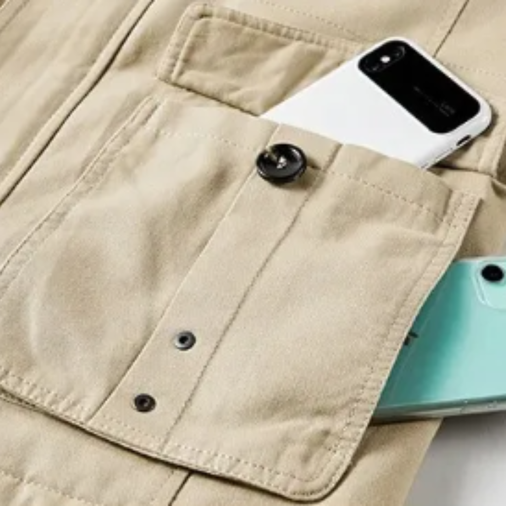 Elegante chaqueta de invierno acolchada de alta gama