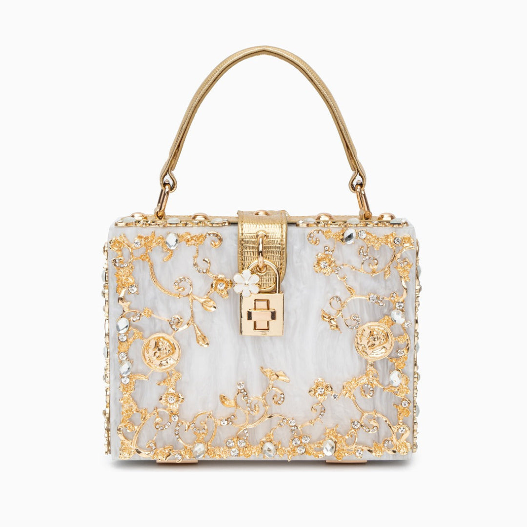 Bolso de Mano Caja de Acrílico
