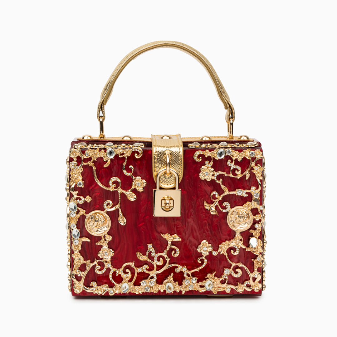 Bolso de Mano Caja de Acrílico