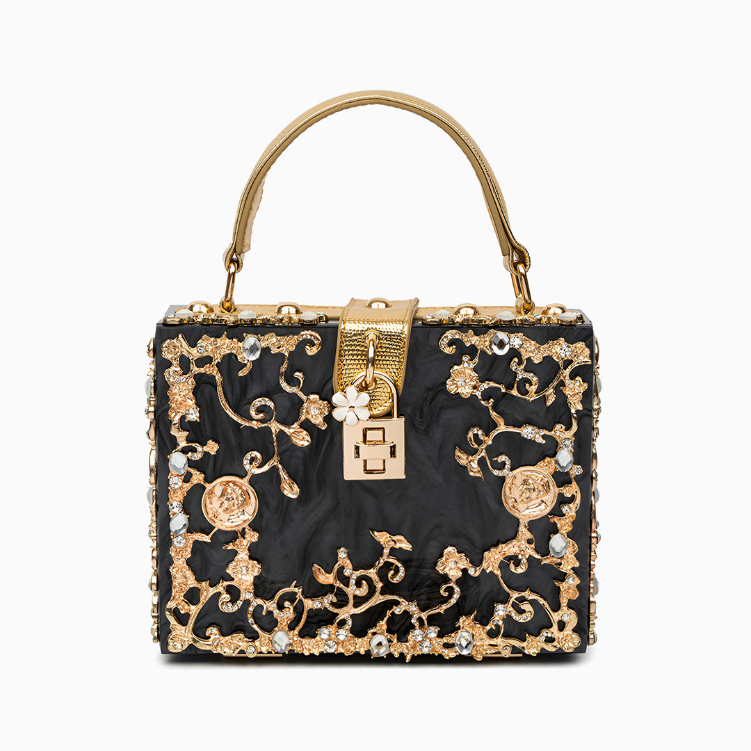 Bolso de Mano Caja de Acrílico