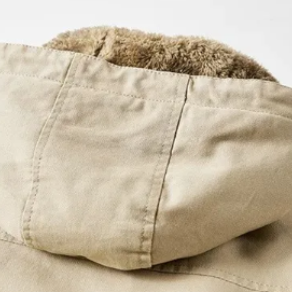 Elegante chaqueta de invierno acolchada de alta gama