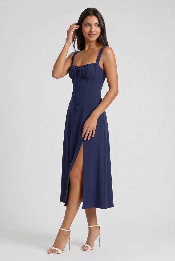Aurora - Vestido Corset con Espalda de Cordones