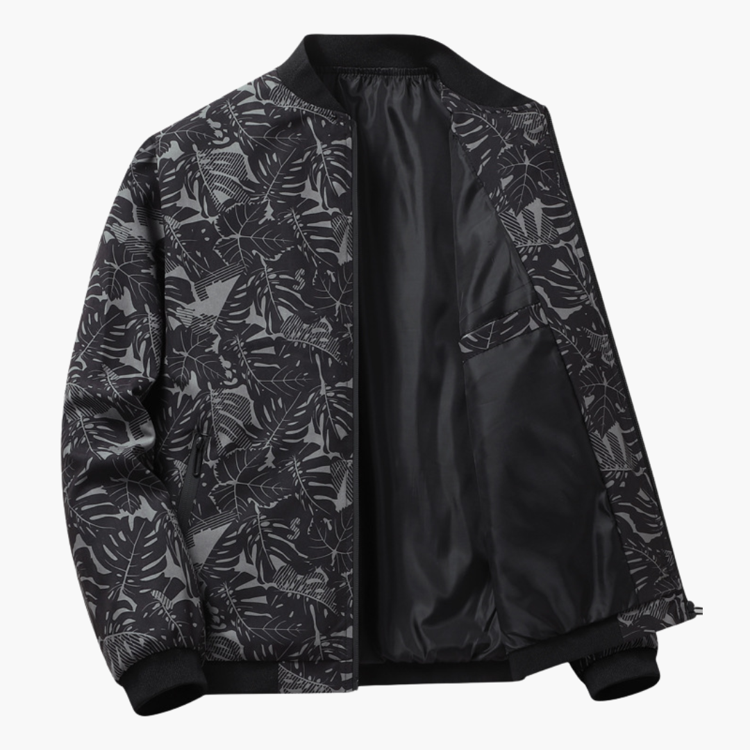 Elegante chaqueta bomber para hombre