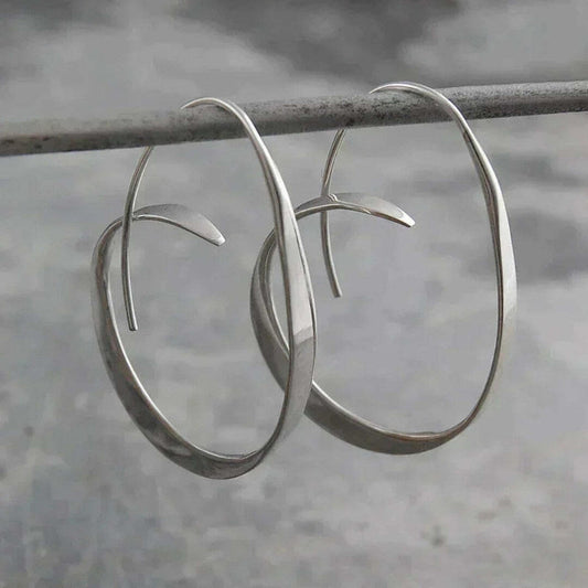 Pendientes Colgantes de Espiral Abierta