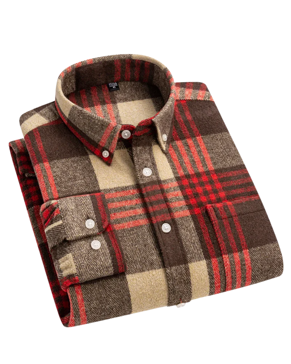 Camisa de algodón a cuadros