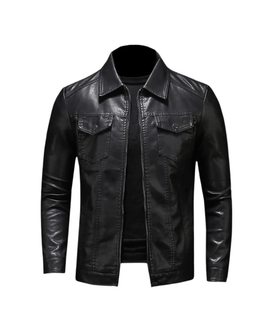 Chaqueta de cuero Alessandro