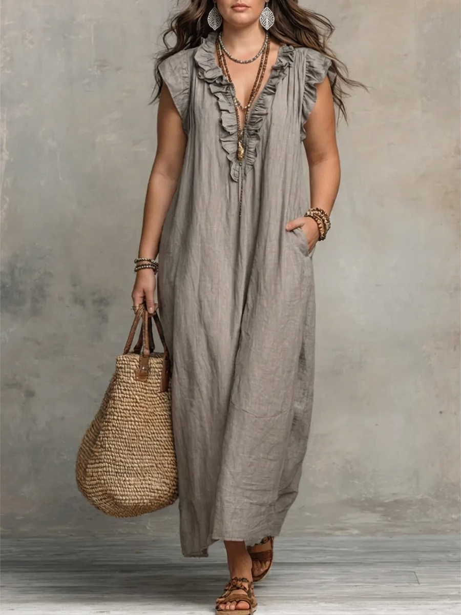 Cecilia | Elegante vestido maxi de verano