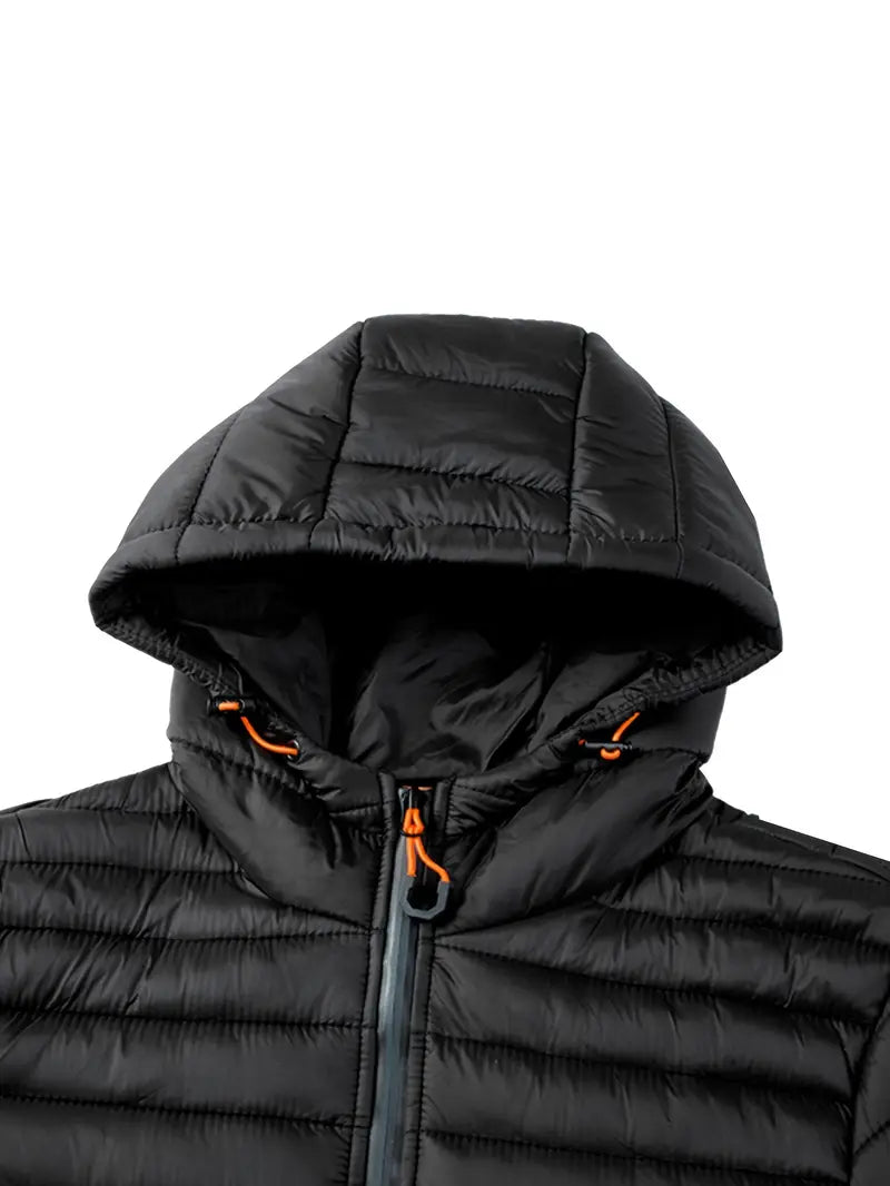 Chaqueta elegante con capucha
