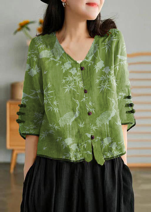 Cardigan giallo casual in fibra di ramia per donna, camicia ricamata