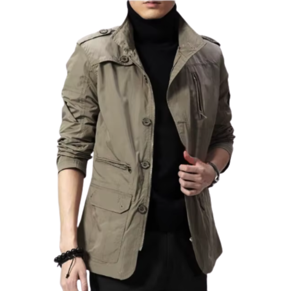 Chaqueta elegante y cortavientos