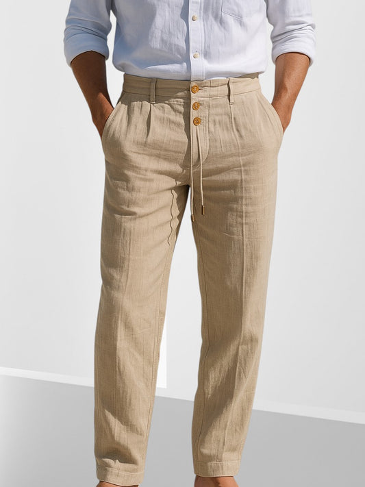MATEO | Pantalón en Lino Ligero