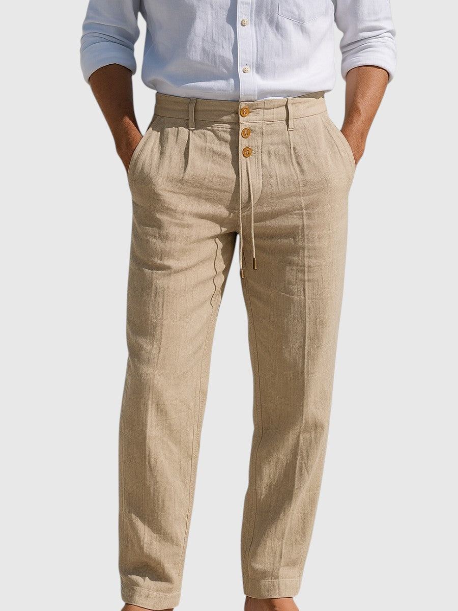 MATEO | Pantalón en Lino Ligero