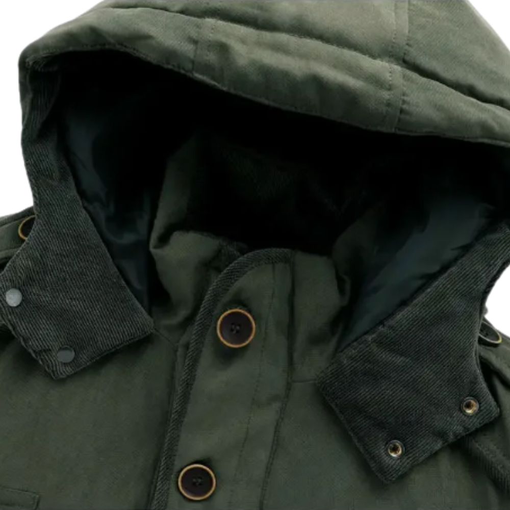 Elegante chaqueta acolchada para exterior