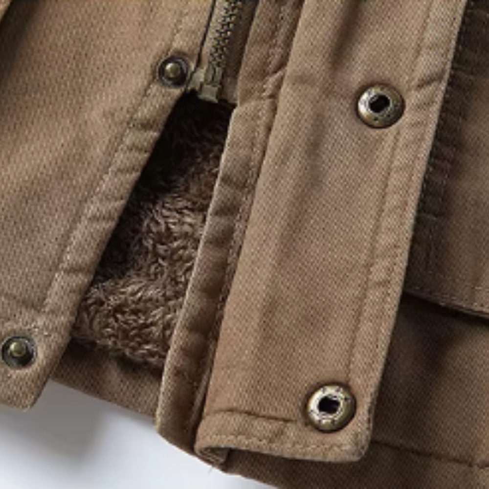 Chaqueta de invierno informal de algodón