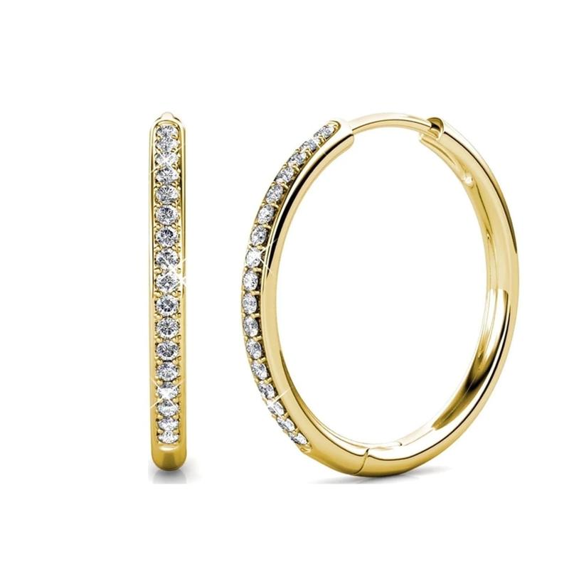 Sorel Pavé Pendientes | Oro
