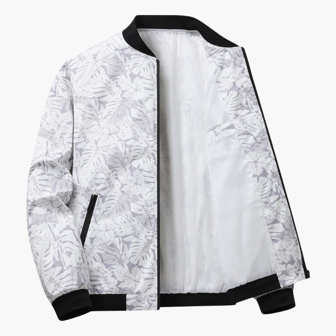 Elegante chaqueta bomber para hombre