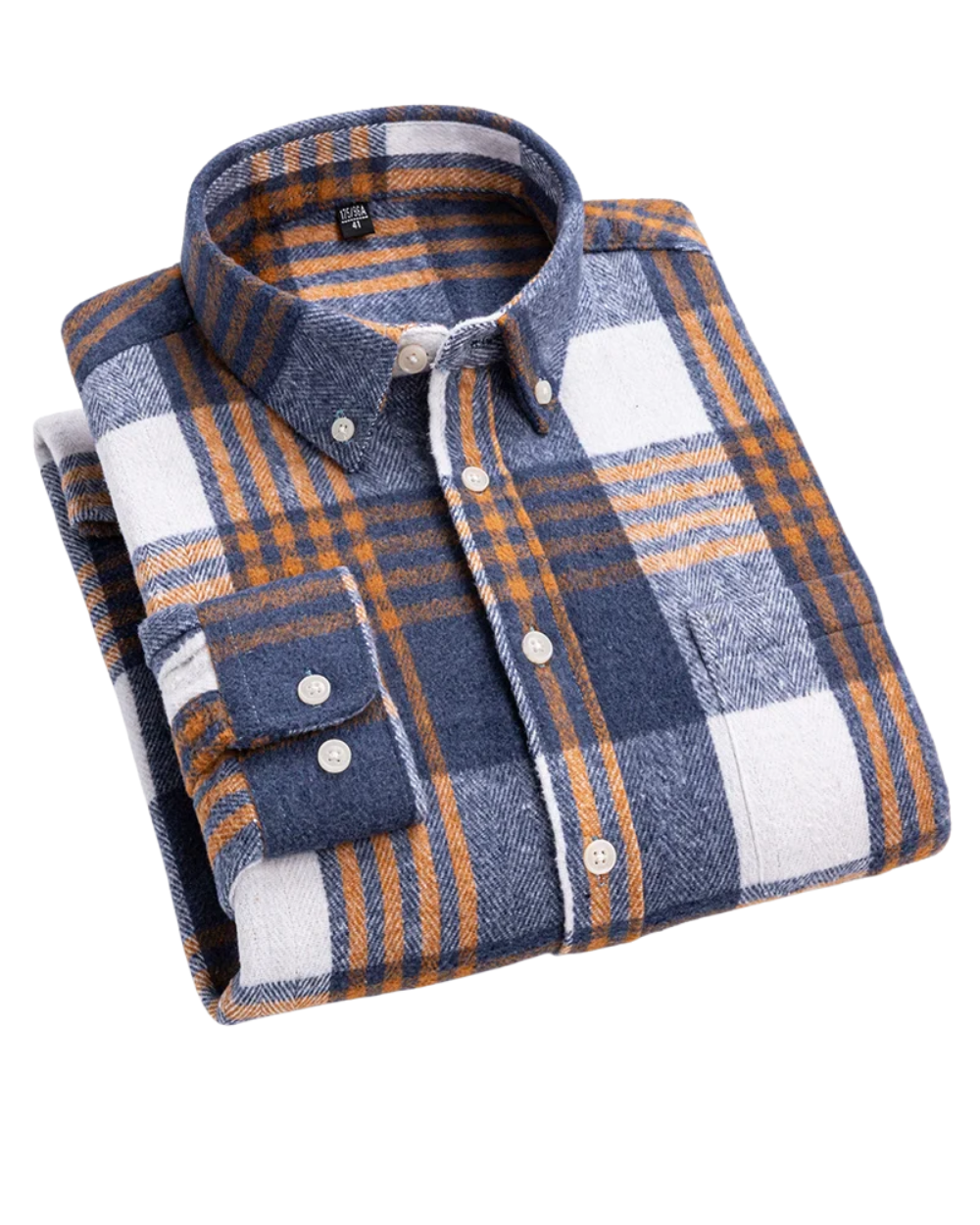 Camisa de algodón a cuadros