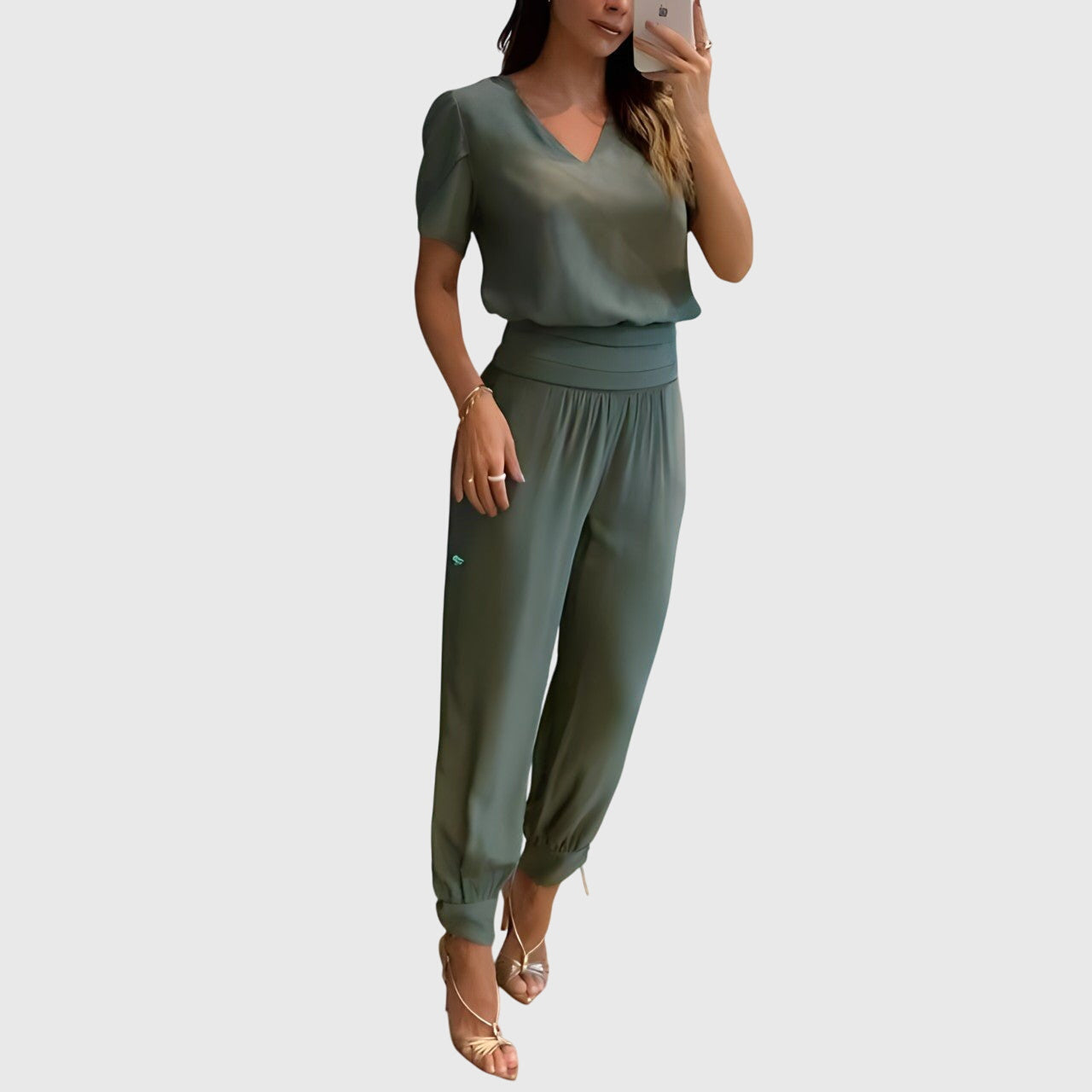 Jennifer | Set Di Blusa E Pantaloni Alla Moda