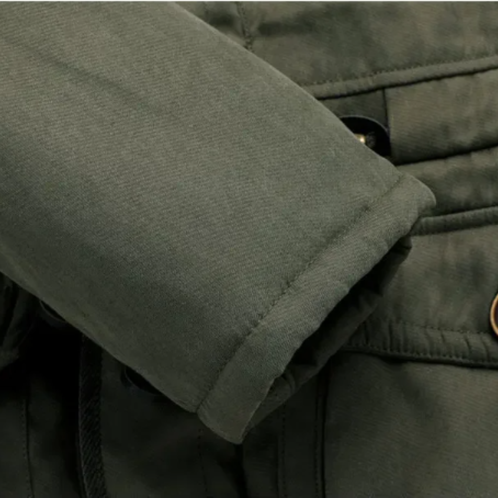Elegante chaqueta acolchada para exterior