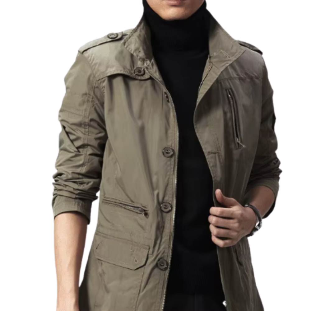 Chaqueta elegante y cortavientos