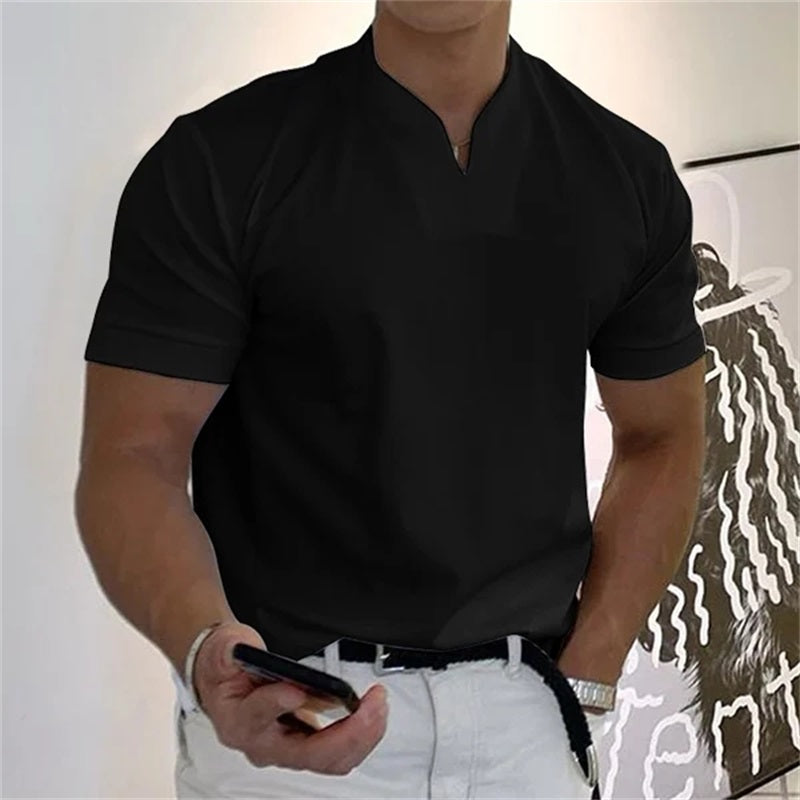 Camiseta de Manga Corta Estilo Ejecutivo para Hombre