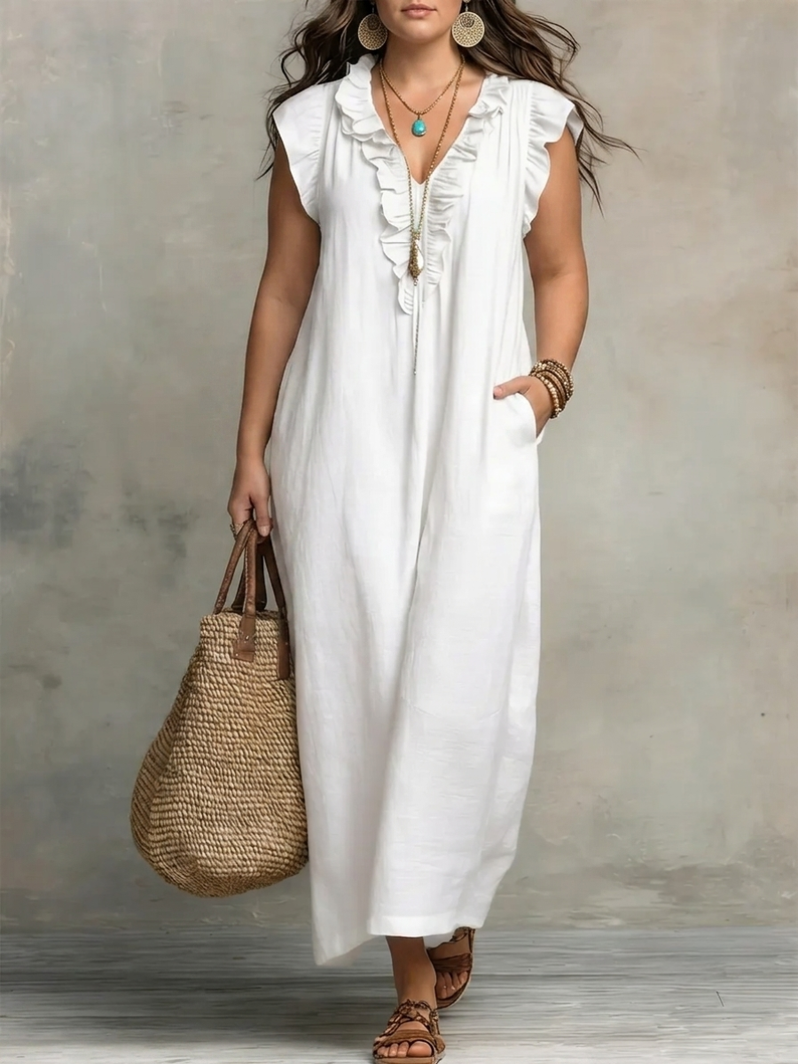 Cecilia | Elegante vestido maxi de verano