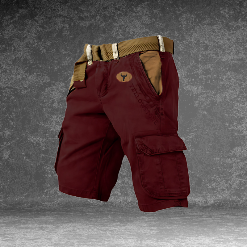 Varel | Pantaloni cargo corti da uomo a 6 tasche