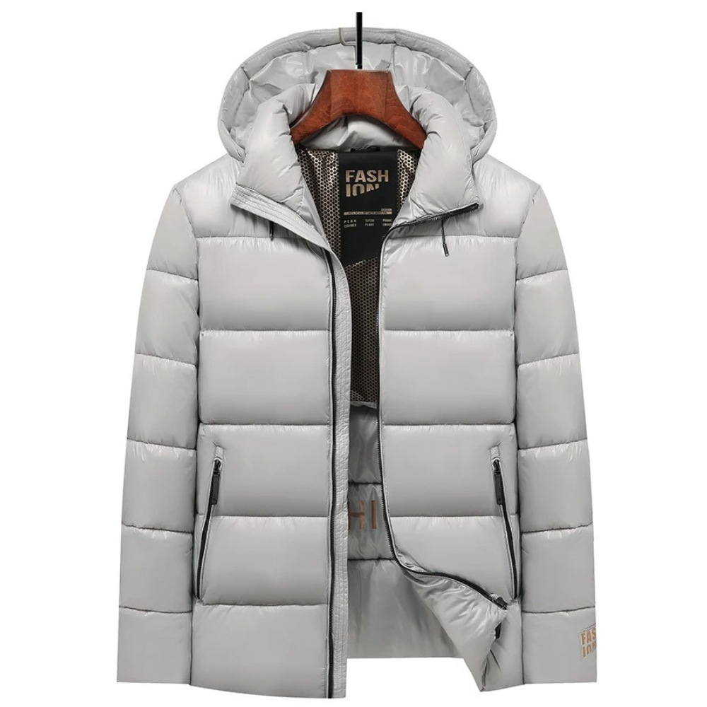 Elegante chaqueta acolchada