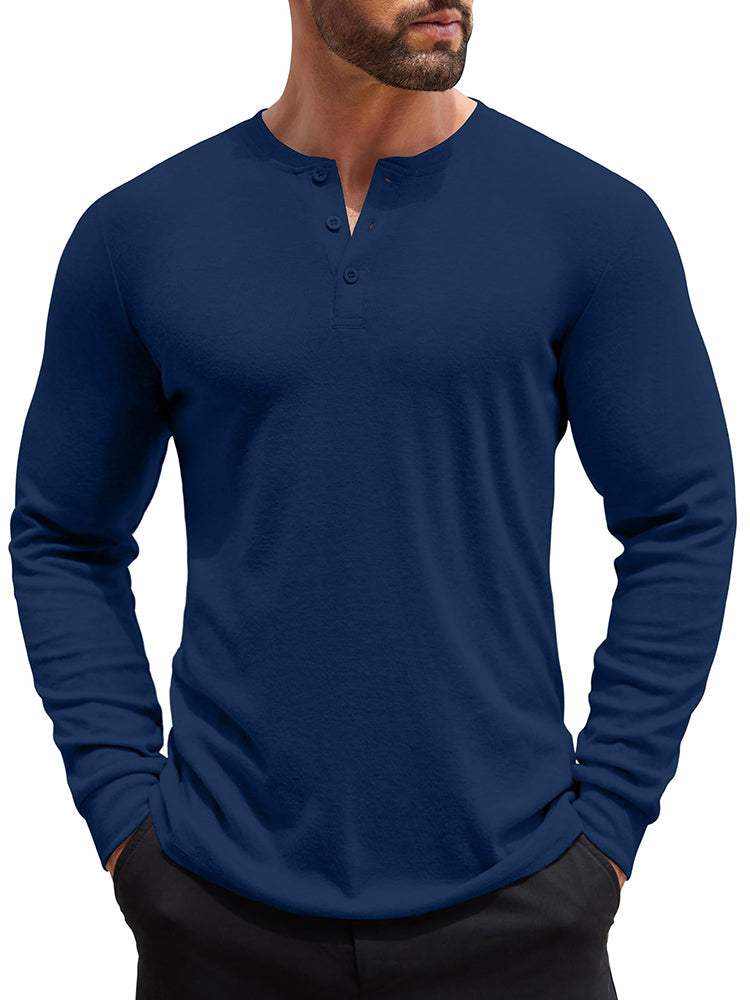 Camiseta Tipo Henley Ligera y Moderna