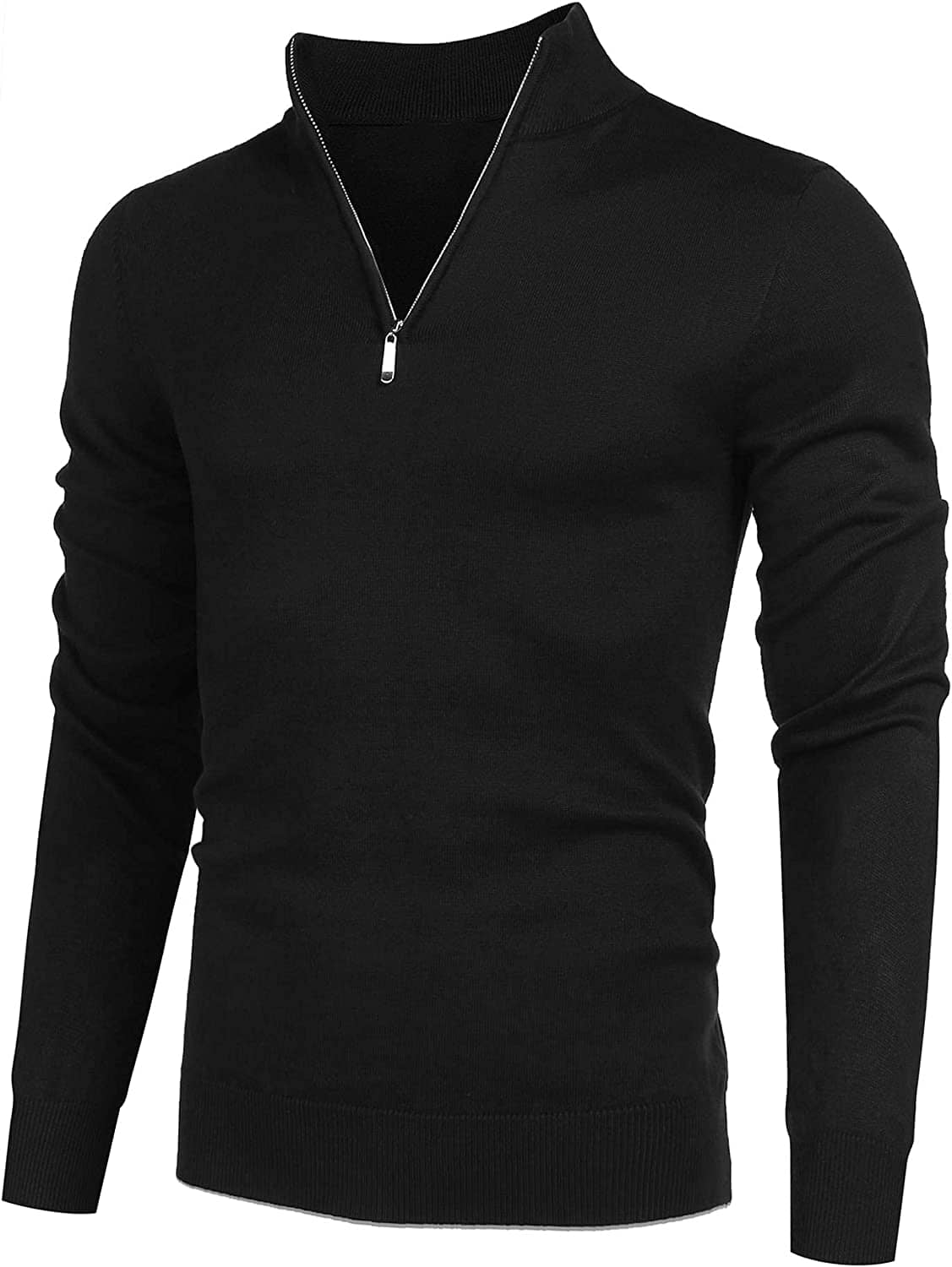 Jersey Ligero de Corte Ajustado con Cremallera