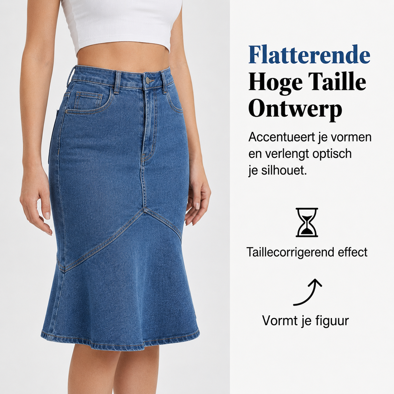 Ivessa™ | High Waisted Tummy Control Rok