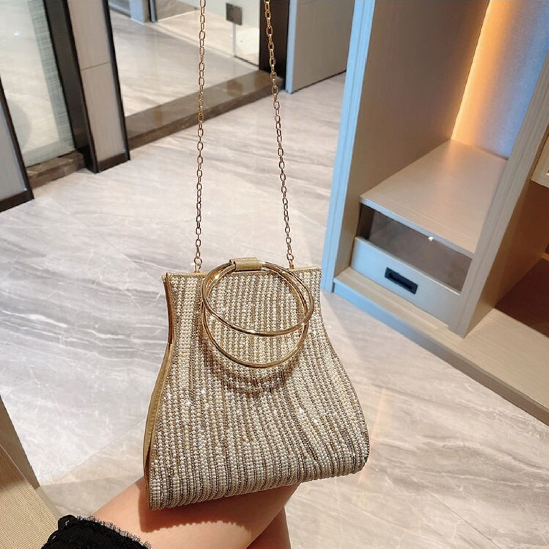Bolso de Mano Meghan con Strass