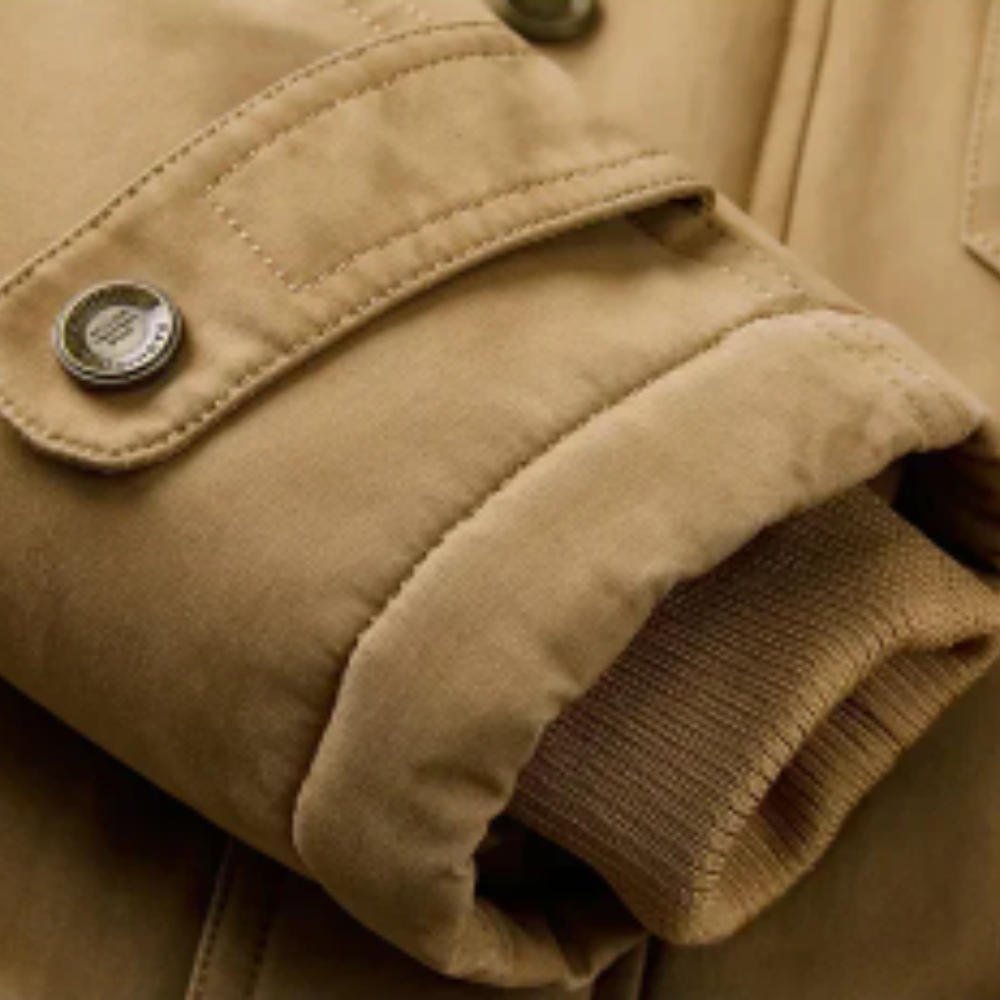 Elegante chaqueta bomber acolchada