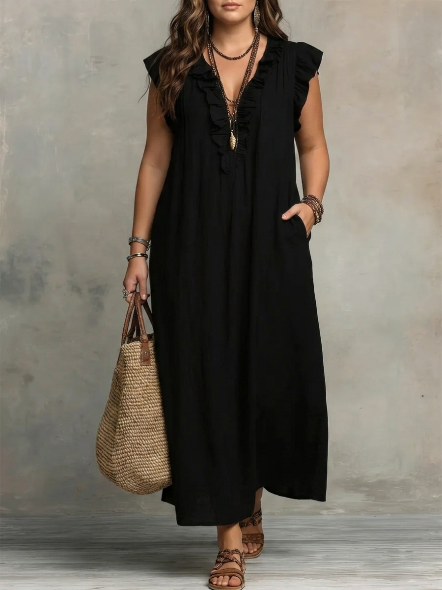 Cecilia | Elegante vestido maxi de verano