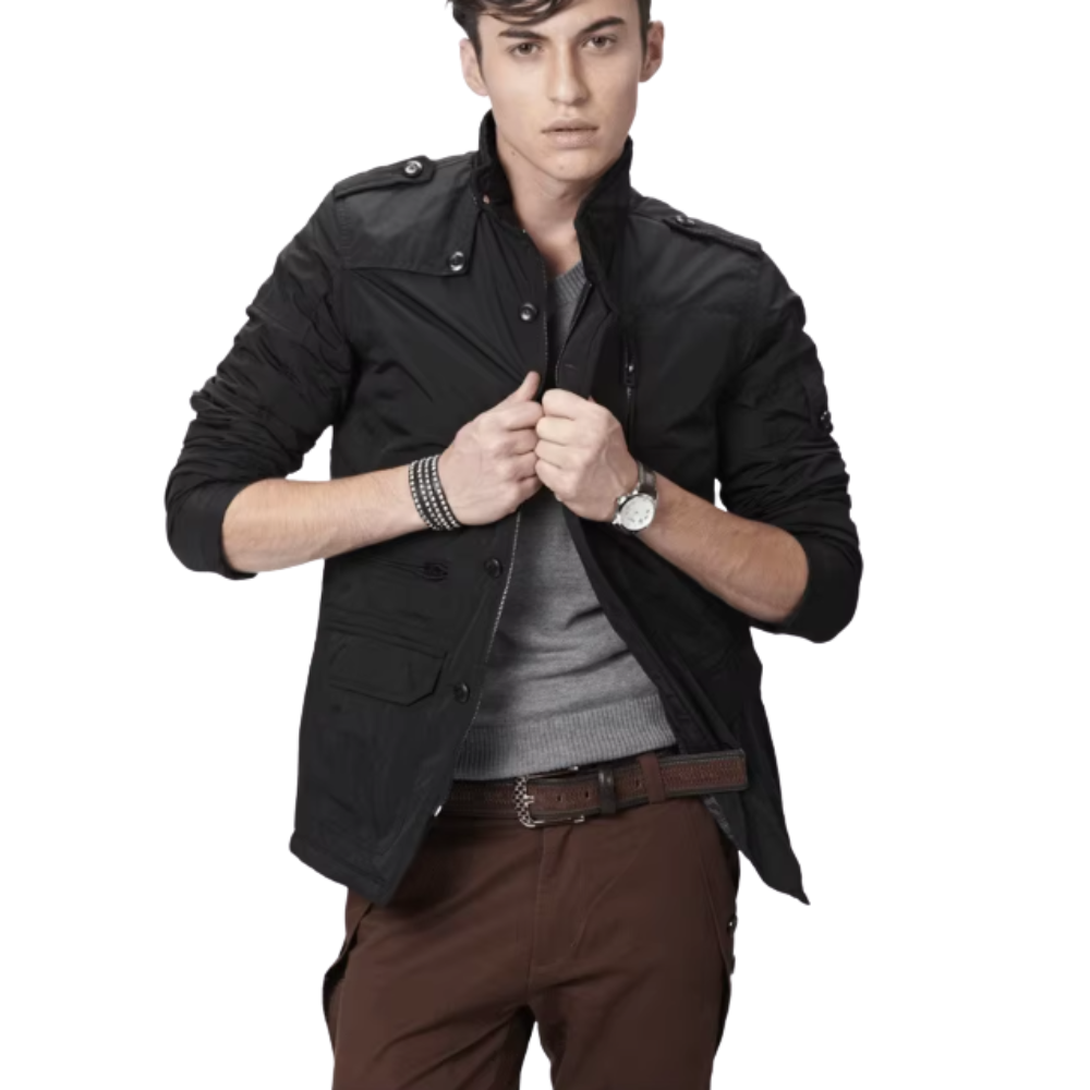 Chaqueta elegante y cortavientos
