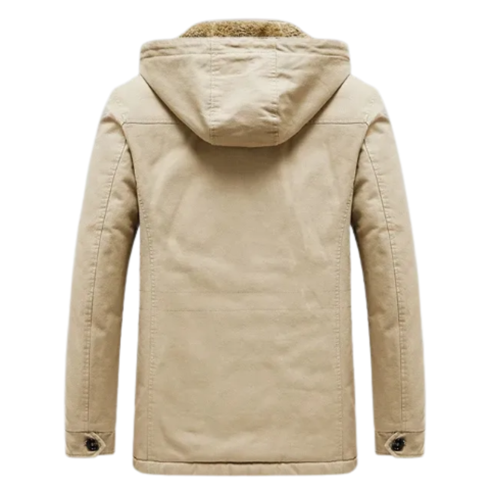 Elegante chaqueta de invierno acolchada de alta gama