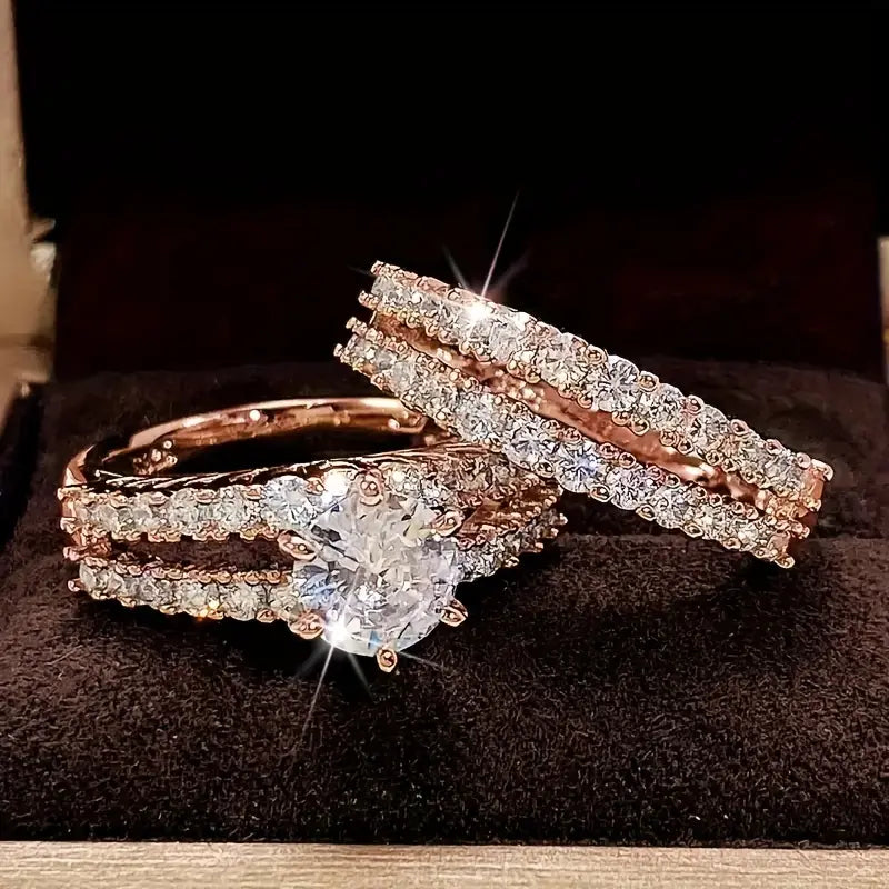 Eternal Radiance Anillo Set | Oro