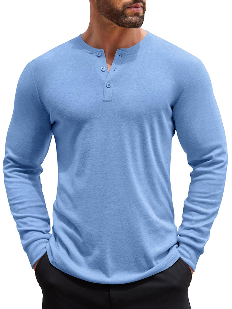 Camiseta Tipo Henley Ligera y Moderna