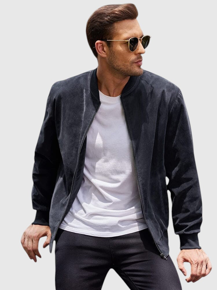 Chaqueta Bomber de Ante Vintage