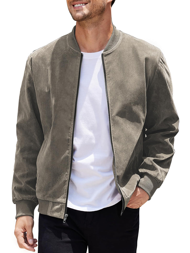 Chaqueta Bomber de Ante Vintage