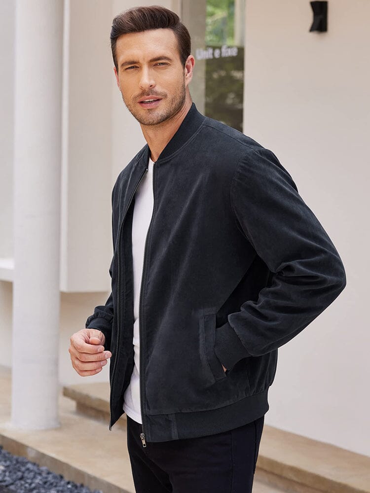 Chaqueta Bomber de Ante Vintage