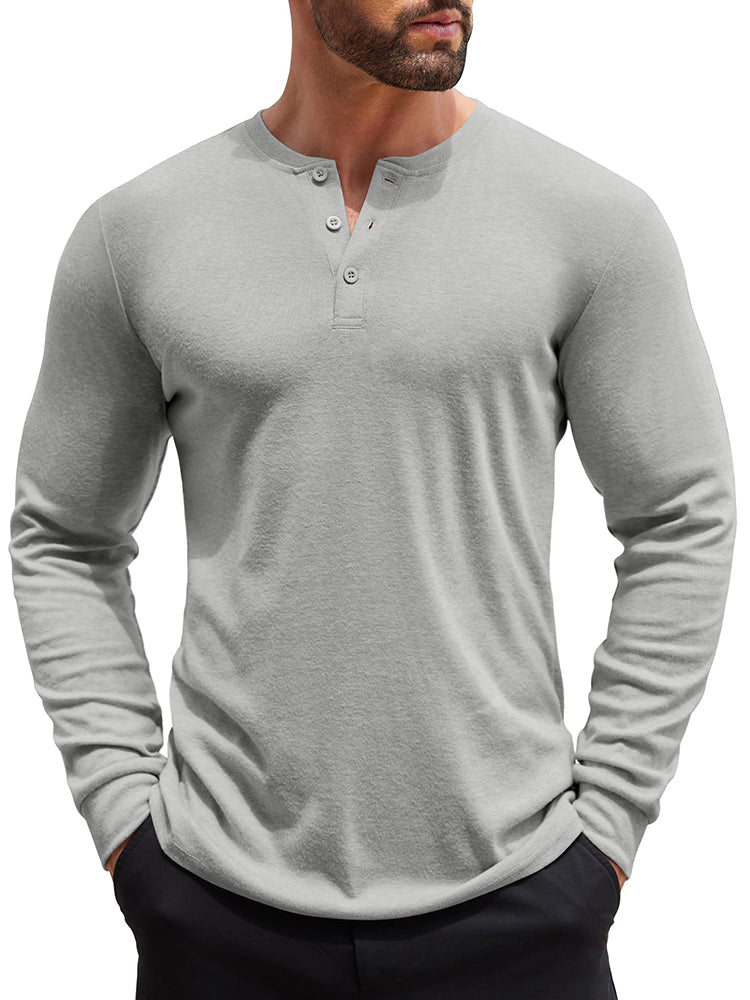 Camiseta Tipo Henley Ligera y Moderna
