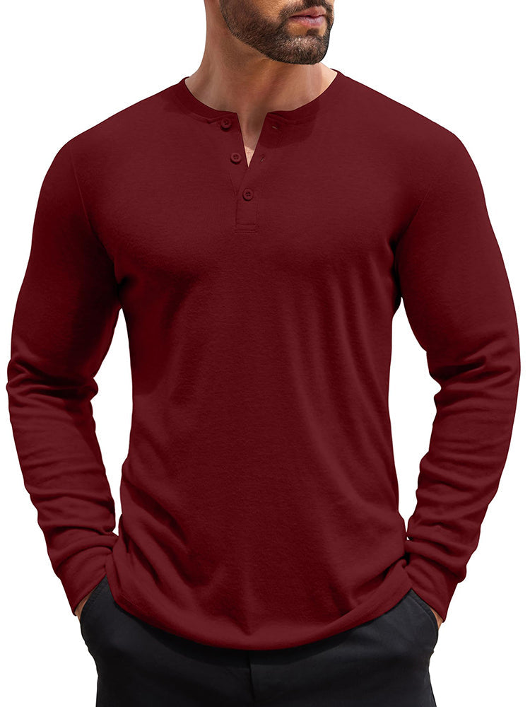 Camiseta Tipo Henley Ligera y Moderna