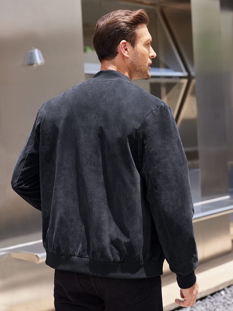 Chaqueta Bomber de Ante Vintage